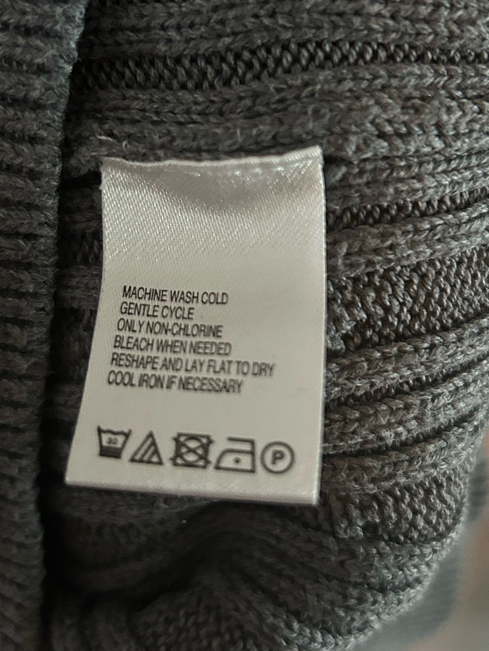 Black Brown 1826 Gray Mixed Cable & Ribbed 100% Cotton Quarter-Zip Men’s S - Picture 3 of 4